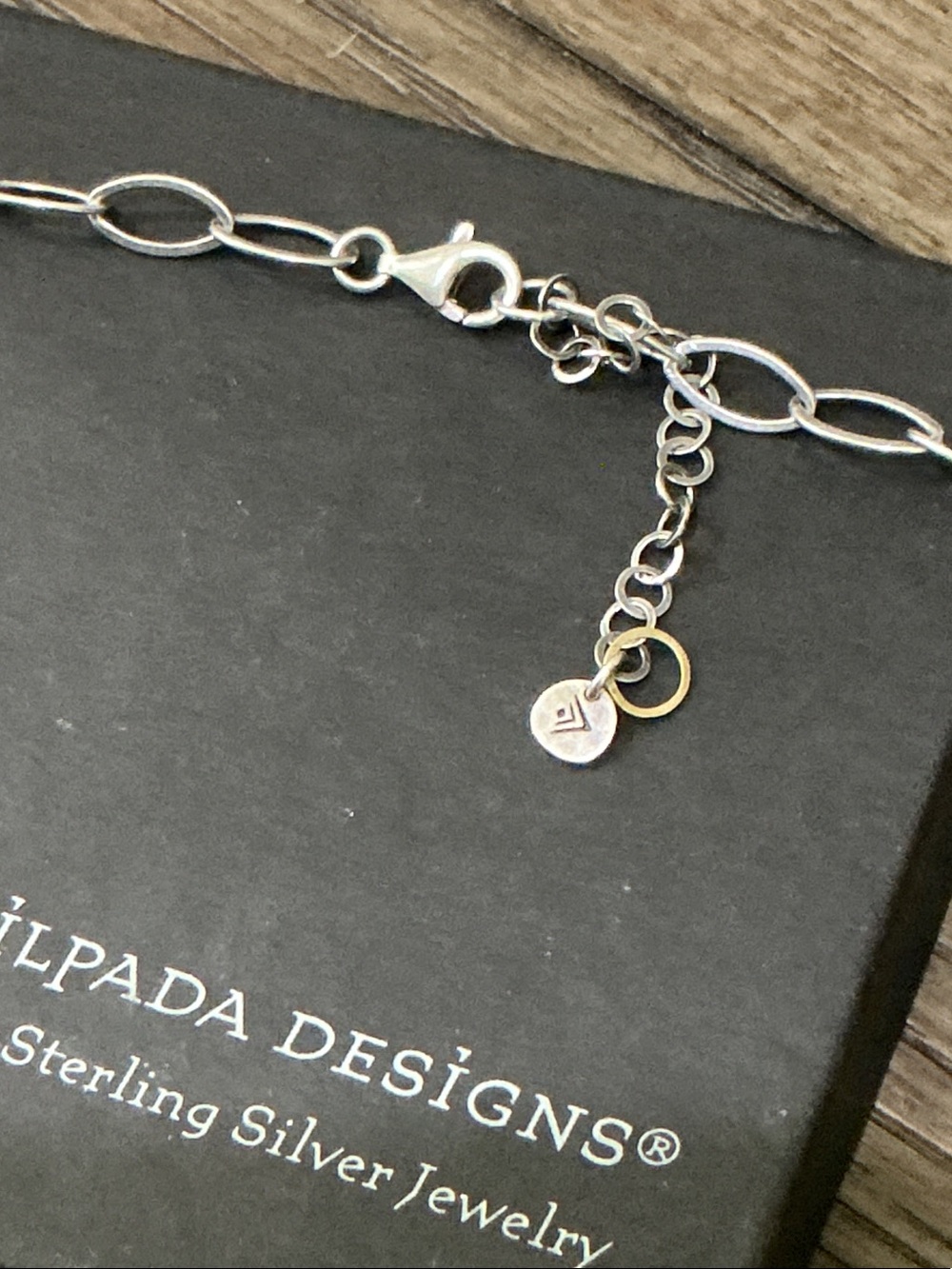 Silpada Two-Tone Sterling Silver and Brass Boho Bib Medallion Necklace - Picture 5 of 6
